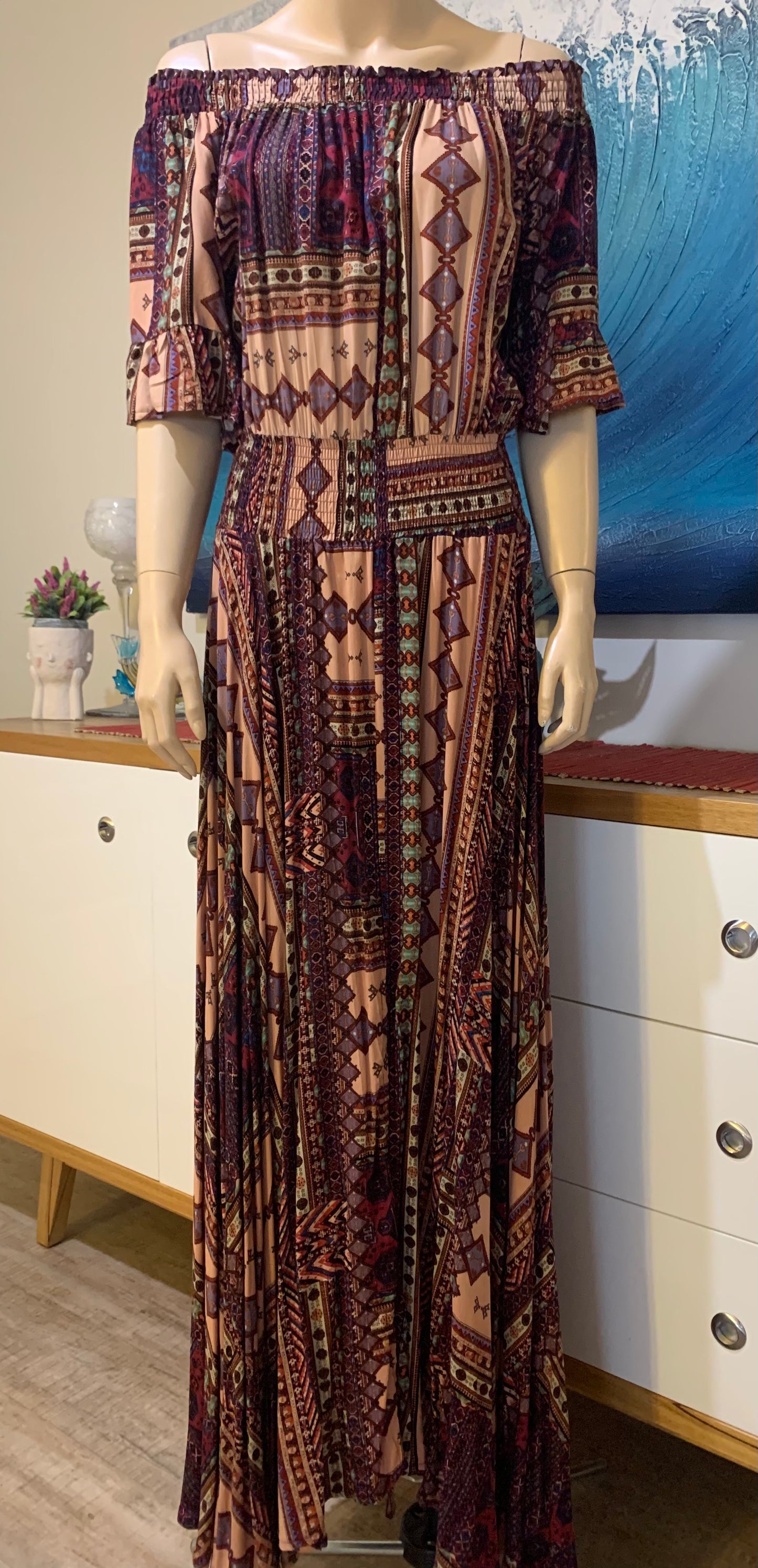 Jaase Off Shoulder Maxi Dress Medium