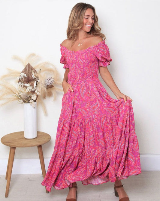 Dreamcatcher 'Lillian' Maxi Dress Medium