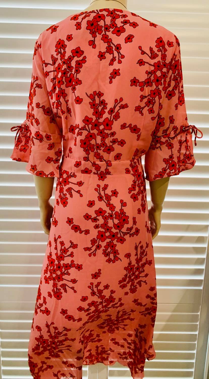 Atmos & Here Cherry Blossom Maxi Dress Size 18