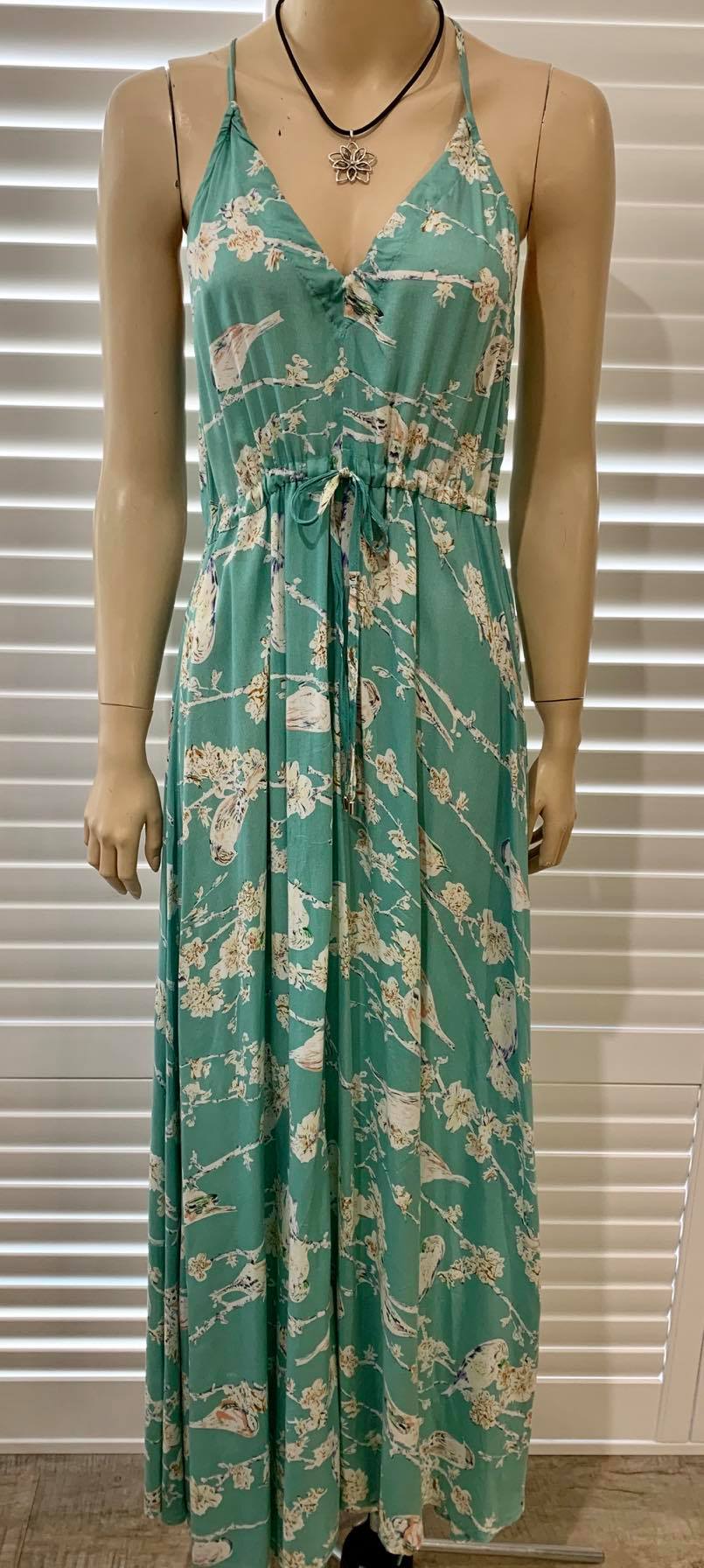 Sleeveless Floral Maxi Dress | Size S