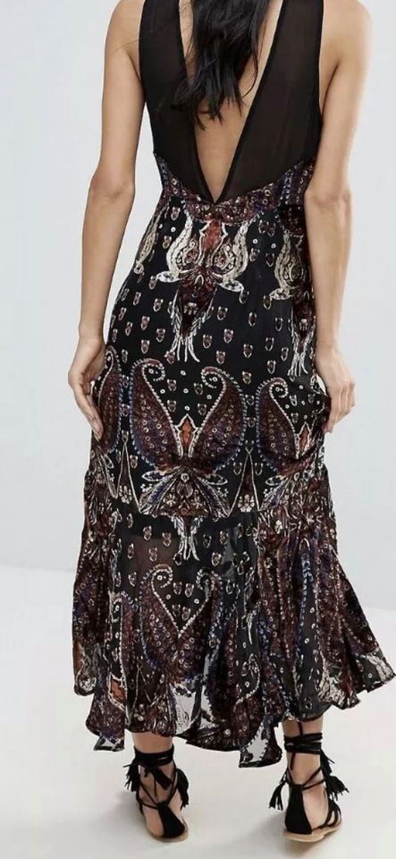 Free People Fit and Flare Maxi Dress | Size U.S 2 (AU 6-8)